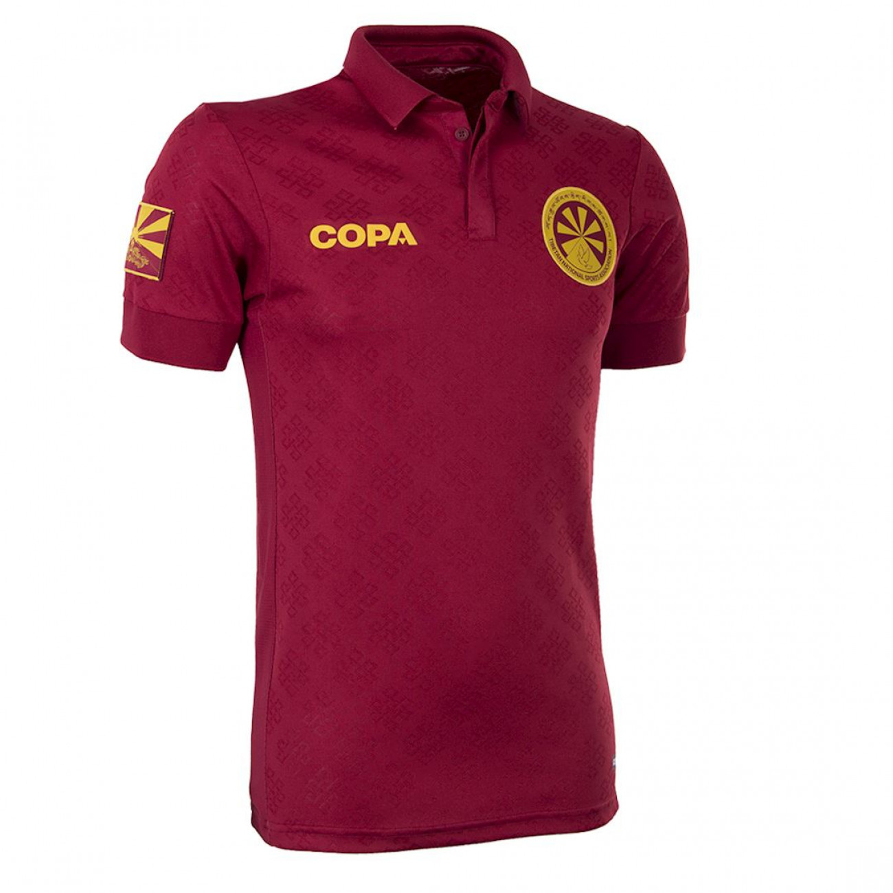 Maillot De Foot Tibet Domicile 2006 - Hummel, Manches Longues, Taille M, Rouge, Occasion