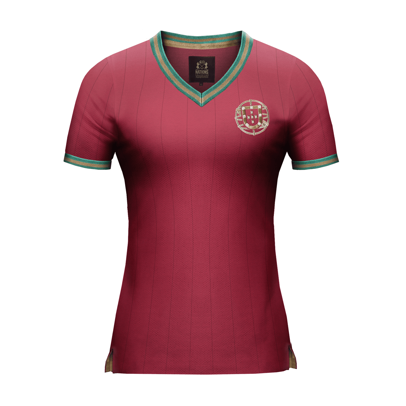 Nike 2020-2021 Portugal Home Womens Football Soccer T-Shirt Maillot