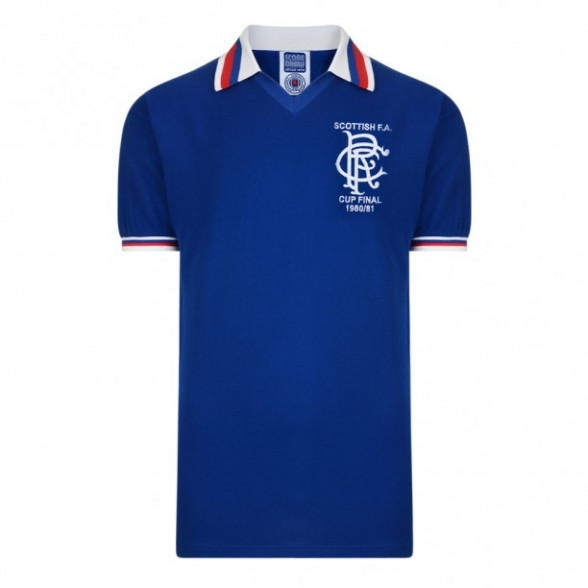 Maillot rétro Glasgow Rangers 1980/81