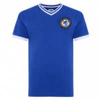 Maillot De Football Chelsea Vintage 1960 - Taille M/L, Bleu, Occasion En Bon état