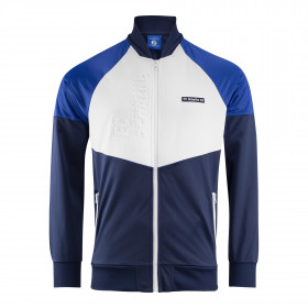 Veste rétro Schalke 04 Bleu/Blanc Front