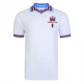 Maillot rétro West Ham 1980 blanc