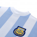 Détail col maillot Argentine 1986